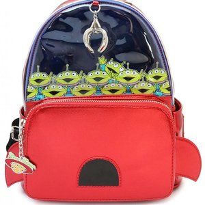 X Pixar Toy Story Alien Claw Machine Mini Backpack